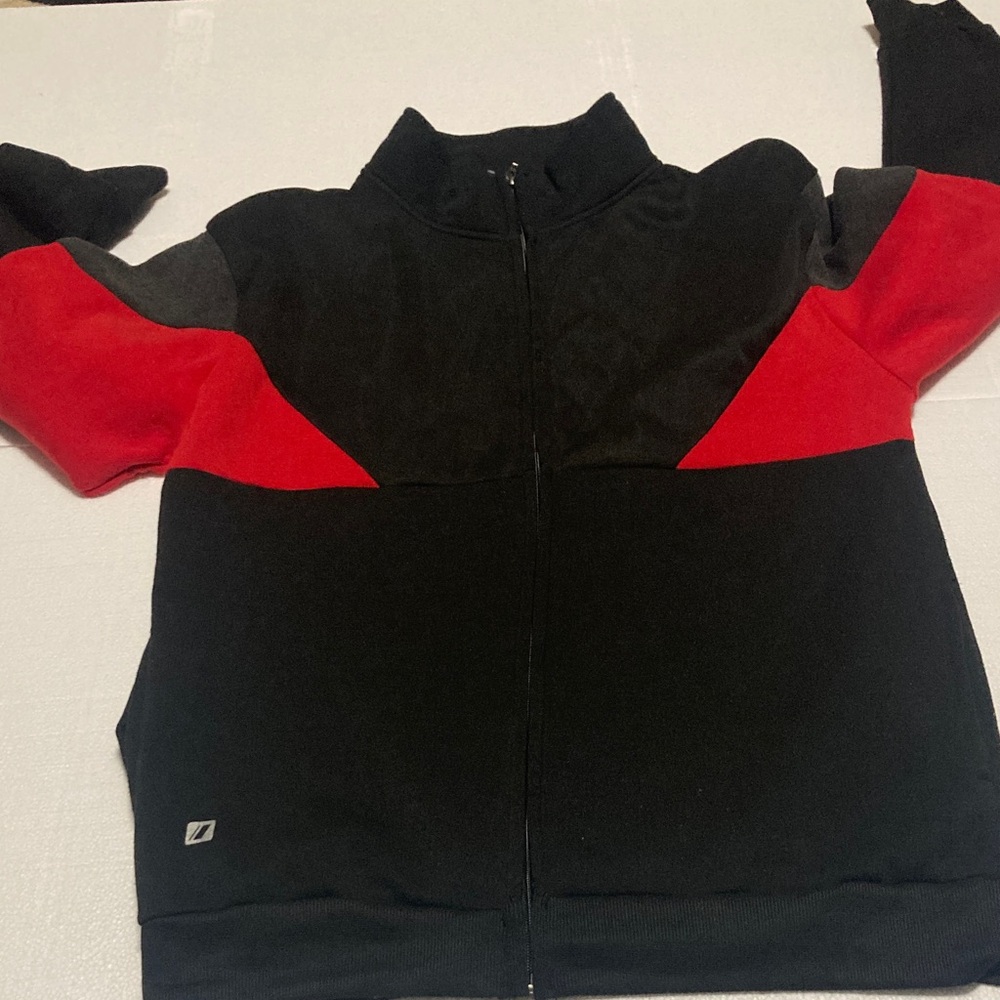 Cougar Performance Jacket Black and Red Sporty Design